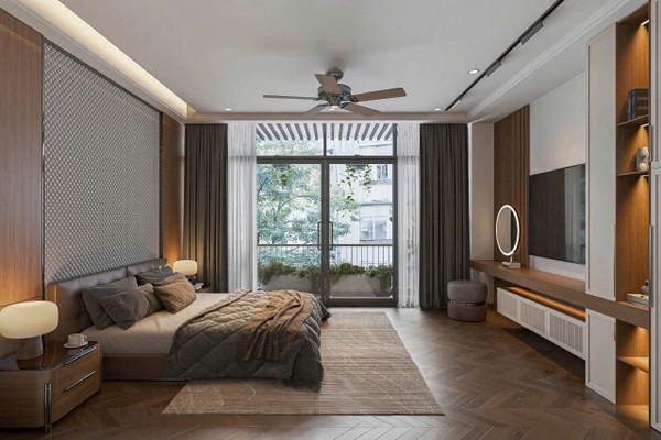Bán nhà Ngõ 12 Thạch Bàn, gần Hồ Thạch Bàn, 5 tầng, DT 48m2, MT 4m, 4PN, full nội thất