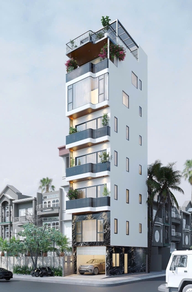 Bán nhà phố Tư Đình, gần cầu Trần Hưng Đạo, 8 tầng, DT 55m2, MT 5.1m, 4PN, full nội thất