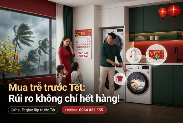 Bắc Giang rét và mưa: Mua điện máy cận Tết, rủi ro không chỉ hết hàng mà còn lỡ cả Tết!
