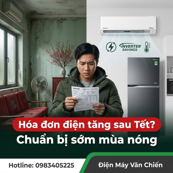 Hóa đơn điện tăng vọt sau Tết: Nguyên nhân và cách chuẩn bị sớm mùa nóng tại Bắc Giang