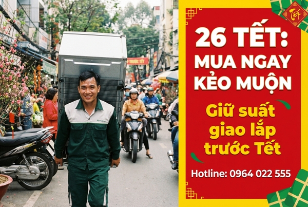 Mua điện máy sát Tết tại Bắc Giang: Rủi ro mua muộn và cách xử lý