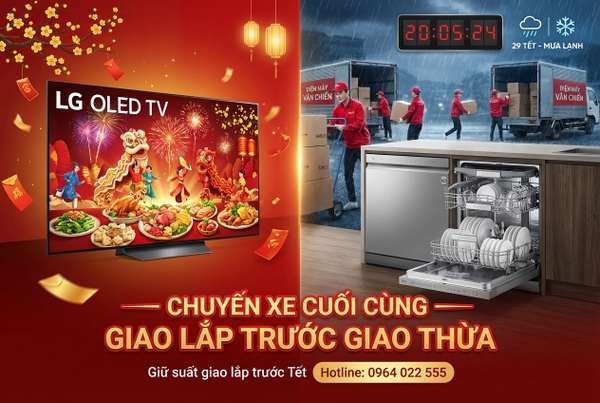 Ngày cuối trước Tết Âm: Cơ hội cuối sắm Tivi, Máy rửa bát tại Bắc Giang