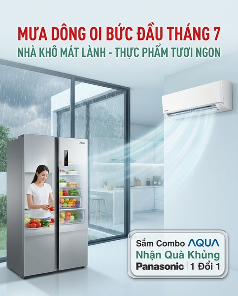 Tháng 7 mở màn mưa dông oi bức: Bí quyết giữ thực phẩm tươi ngon và phòng mát khô ráo