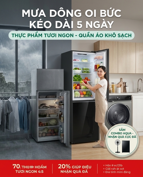 Hệ quả thời tiết mưa dông oi bức tại Bắc Giang và giải pháp bảo quản thực phẩm, quần áo gia đình