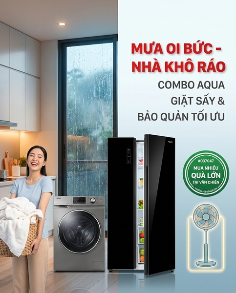 Bí quyết giặt sấy và bảo quan thực phẩm hoàn hảo mùa mưa dông oi bức tại Bắc Giang