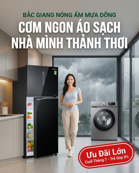 Bí quyết giữ thực phẩm tươi ngon và áo quần thơm tho mùa nóng ẩm mưa dông tại Bắc Giang