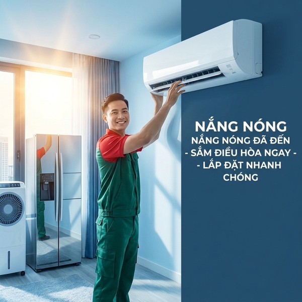 Hết nghỉ lễ, bước vào cao điểm mùa nóng: Vì sao nên mua điều hòa ngay lúc này tại Bắc Giang?