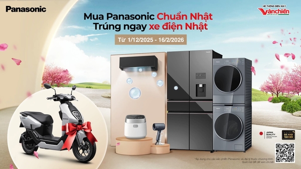 🌸✨ MUA PANASONIC CHUẨN NHẬT – TRÚNG NGAY XE ĐIỆN NHẬT TẠI ĐIỆN MÁY VĂN CHIẾN ✨🌸