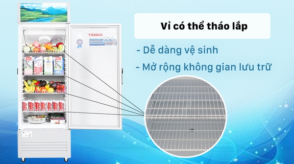 Tủ mát Sanaky 240 lít TM.VH308KL 