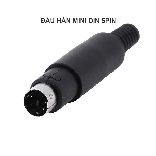 Chân cắm mini DIN 5pin cho PLC Panasonic FP-X C14 - MD5-pin male plug ...