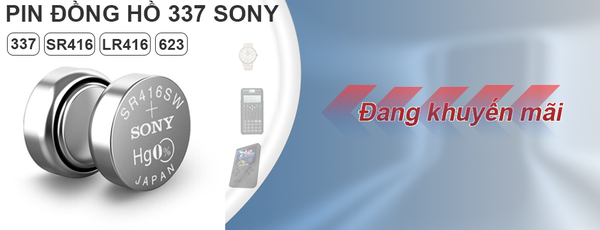 Pin đồng hồ 337 sony