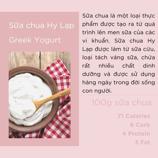 Sữa chua Hy Lạp - Greek Yogurt