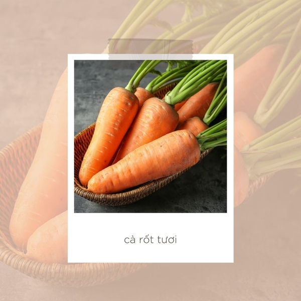 Cà rốt tươi