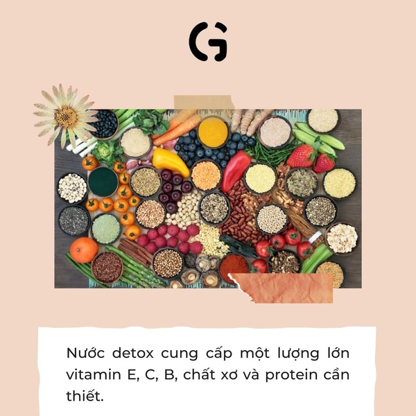 Tác dụng của nước detox