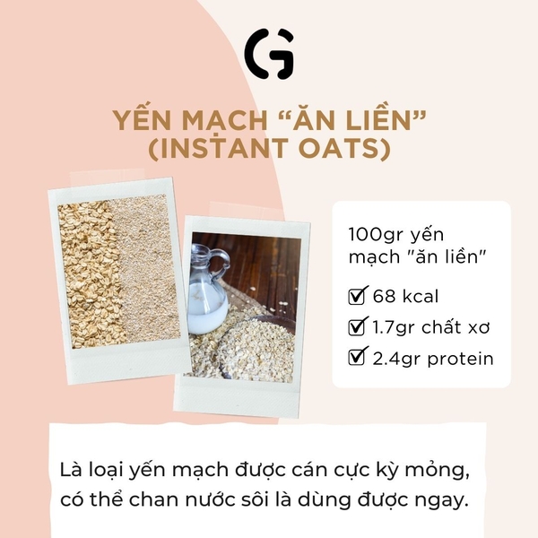 Yến mạch ăn liền (Instant oats)