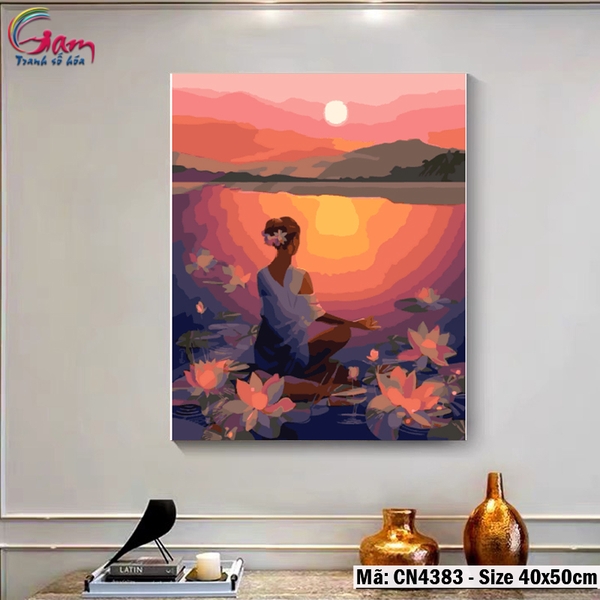 CN4383,Tranh tô màu theo số,Tranh sơn dầu số hoá,Tranh số hoá,Tranh tô màu số hoá Gam,Tranh tô màu theo số Gam,Tranh sơn dầu số hoá Gam,Tranh số hoá Gam,Tranh tô màu số hoá Gam