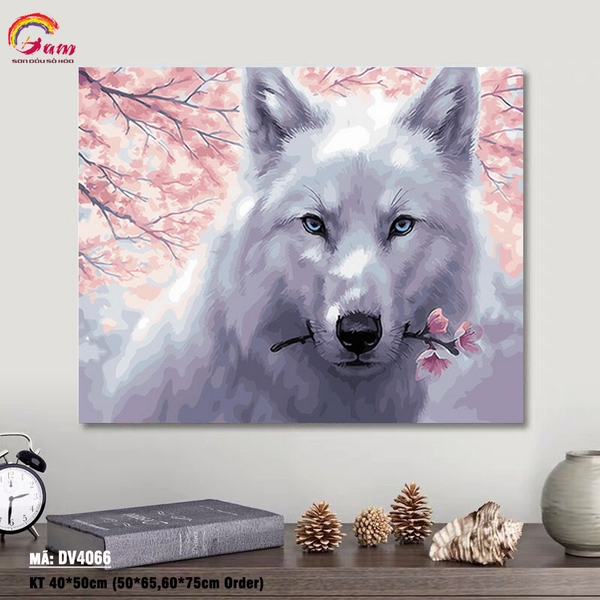 Tranh tô màu theo số Gam DV4066 khổ lớn 60x75cm căng sẵn (Hàng đặt trước)