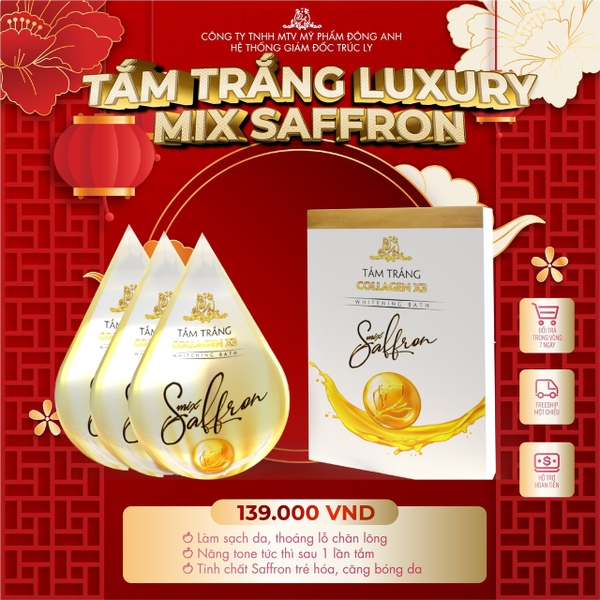 TẮM TRẮNG COLLAGEN X3 MIX SAFFRON