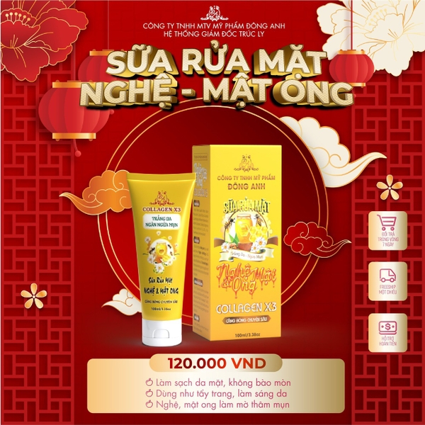 SỬA RỬA MẶT NGHỆ & MẬT ONG
