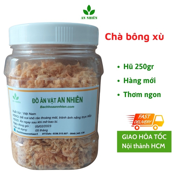 250g chà bông xù đồ ăn vặt An Nhiên