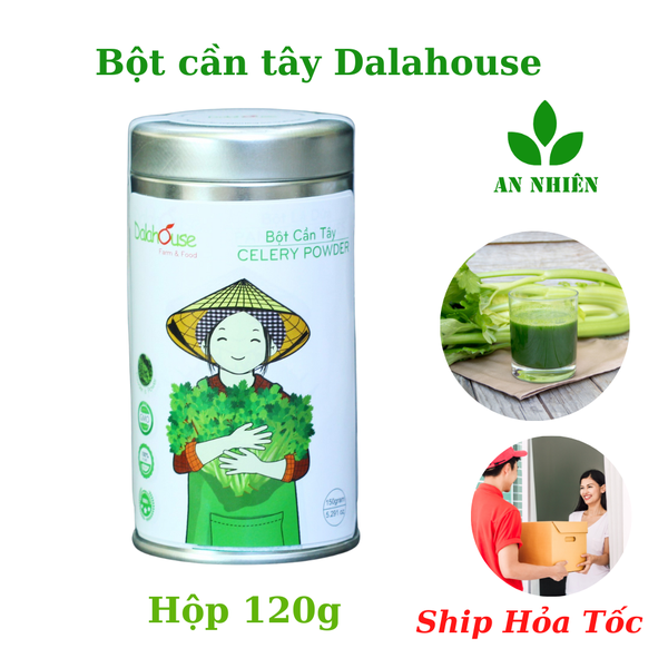 Bột cần tây nguyên chất sấy lạnh DalaHouse hộp 120gr