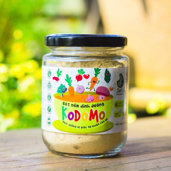 Bột nêm rau củ ăn dặm cho bé Kodomo (Dành cho bé từ 6 tháng tuổi)