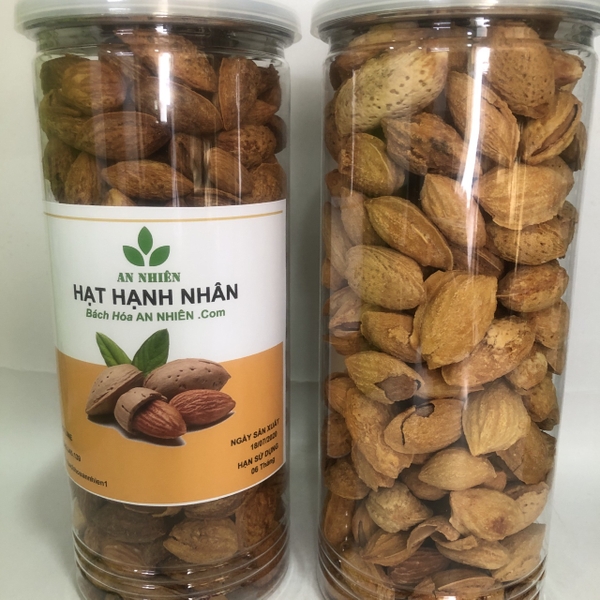 Hạt Hạnh Nhân Rang Bơ Loại Vỏ Mỏng 500g