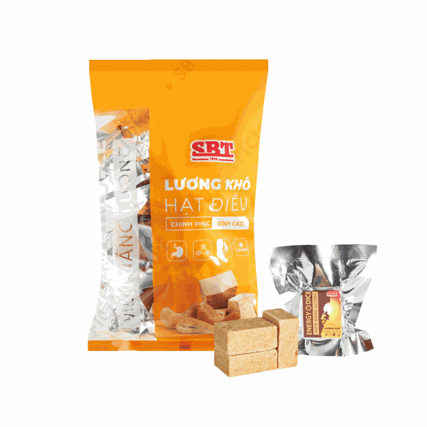 Lương khô mini vị hạt điều SBT gói 500gr