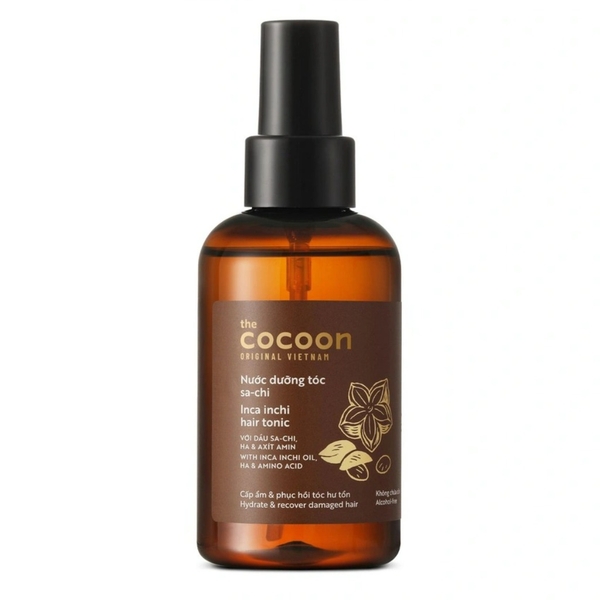 Nước dưỡng tóc Cocoon sa-chi giúp cấp ẩm và phục hồi hư tổn 140ml