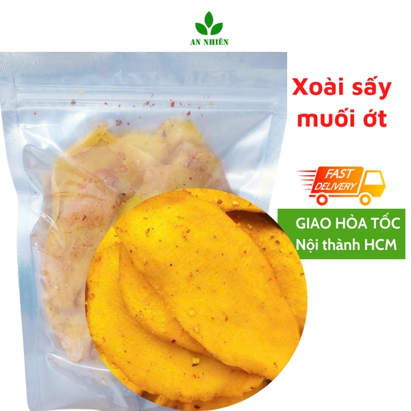 Xoài sấy dẻo muối ớt chua chua cay cay An Nhiên