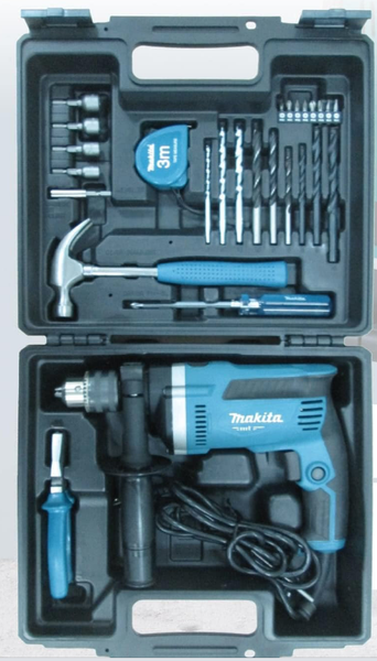 Máy khoan Makita M8100KX2B (kèm bộ phụ kiện 26 món)