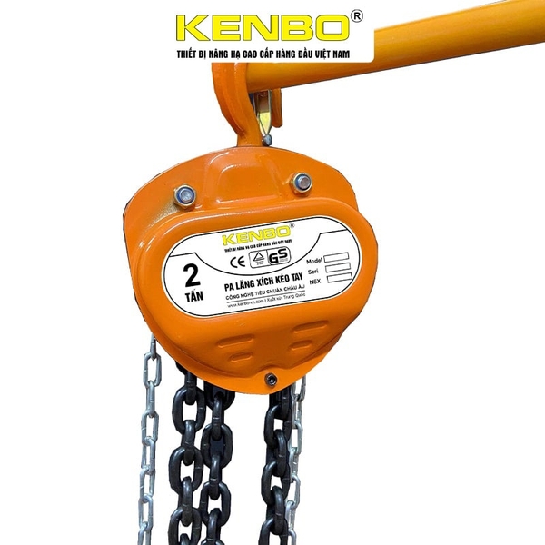 Pa lăng xích kéo tay KENBO KB2T-5M 2 tấn