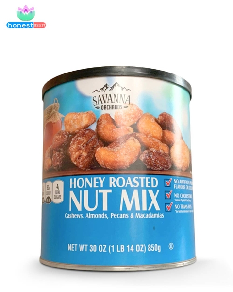 hat-hon-hop-tam-mat-ong-savanna-gourmet-honey-roasted-nut-mix-macadamia-850g