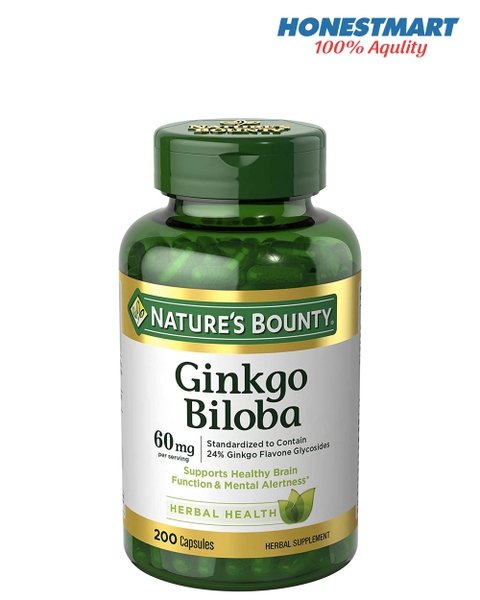 vien-uong-bo-nao-nature-s-bounty-ginkgo-biloba-60mg-200-vien