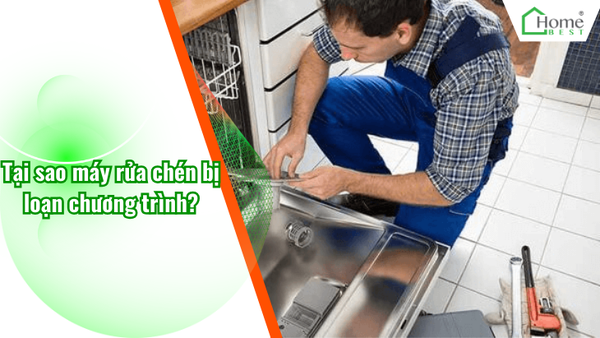 Tại sao máy rửa chén bị loạn chương trình? 