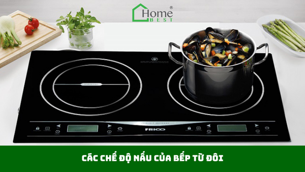 Tổng hợp các chế độ nấu của bếp từ đôi