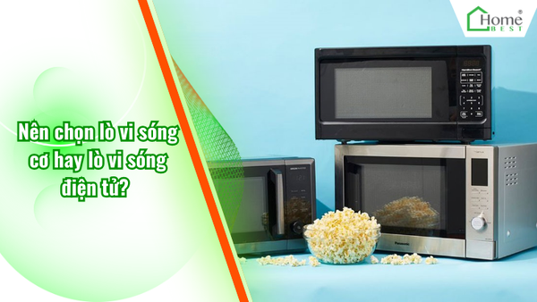 Nên chọn lò vi sóng cơ hay lò vi sóng điện tử?