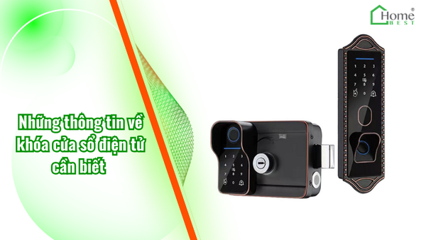 Những thông tin về khóa cửa sổ điện tử cần biết