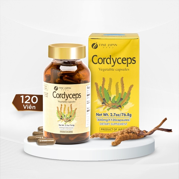 Viên uống Đông trùng hạ thảo Fine Japan Cordyceps 120 viên
