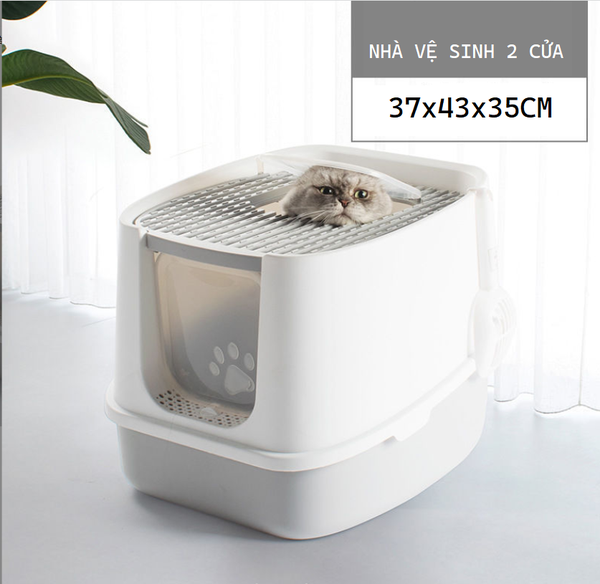 nha-ve-sinh-hop-2-cua-37x43x35-litter-box