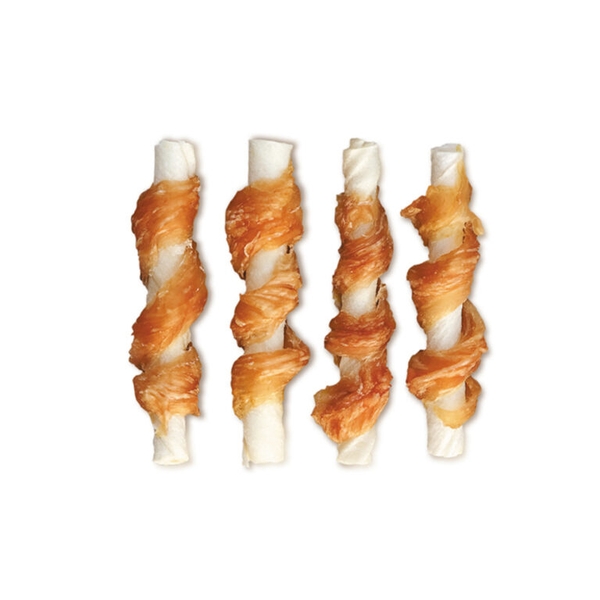 Gà sấy cuộn da bò Wanpy 100g Meowy Pet Shop