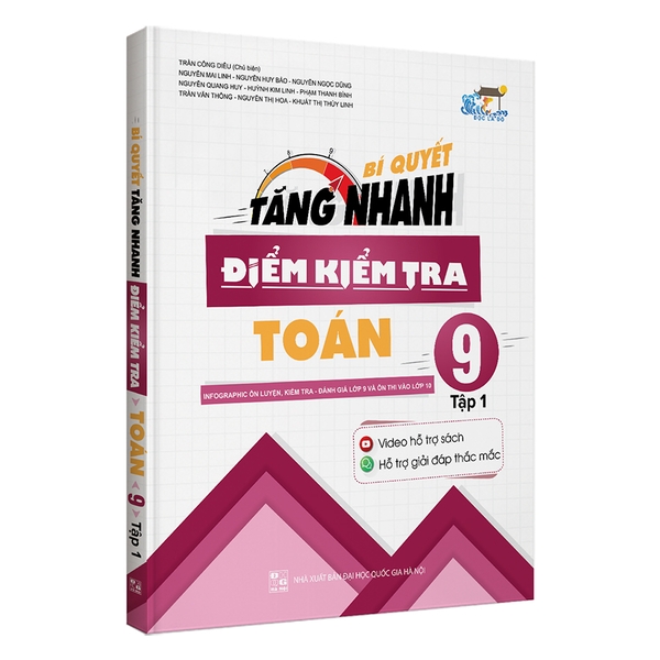 Bí Quyết Tăng Nhanh Điểm Kiểm Tra Toán 9 - Tập 1