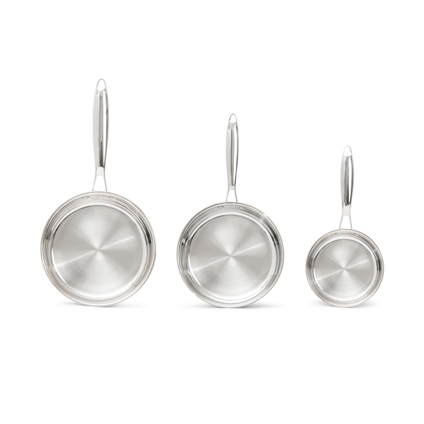 Chảo Inox 3 lớp đúc liền khối không chống dính Kalpen Kazler