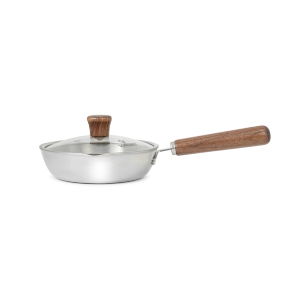 Chảo Inox 3 lớp đúc liền khối miệng rót Kalpen Rinmer 16cm