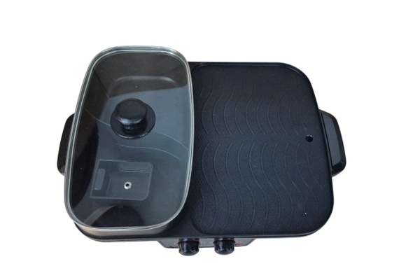 Nồi lẩu nướng điện đa năng 2in1 Kalpen AR21HG