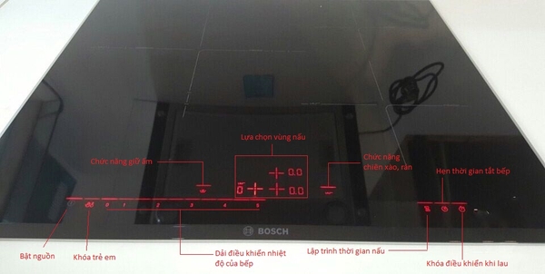 Bảng điều khiển bếp từ Bosch PID 775DC1E