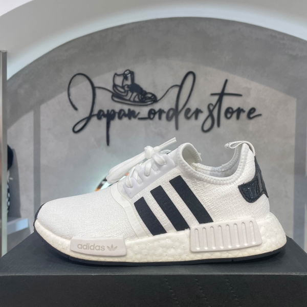 Giày Adidas NMD R1 J White Black FZ0261