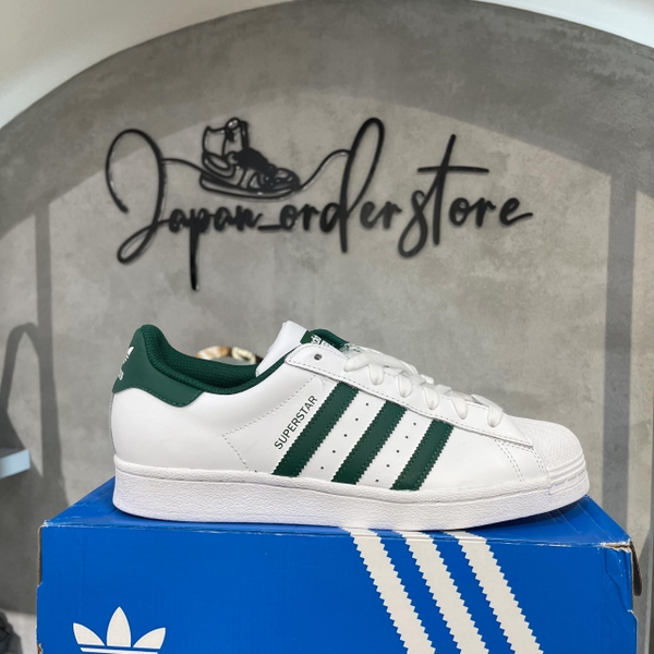 adidas gazelle silver green womens Adidas Unisex Superstar Shoe White/Green