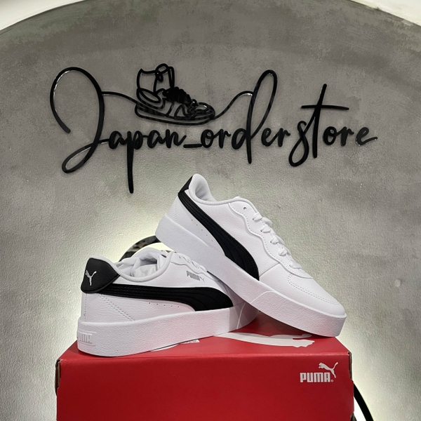 Giày Puma Skye Clean White Black 380147-04 | Authentic