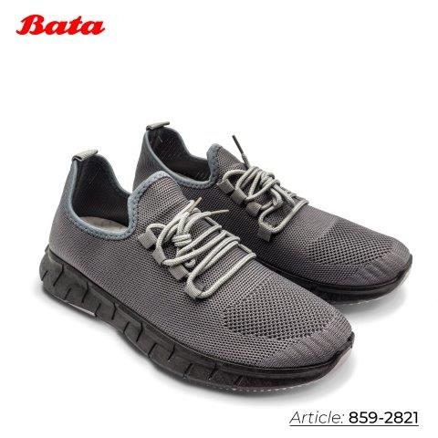 Giày thể thao nam màu xám thương hiệu Bata 859-2821